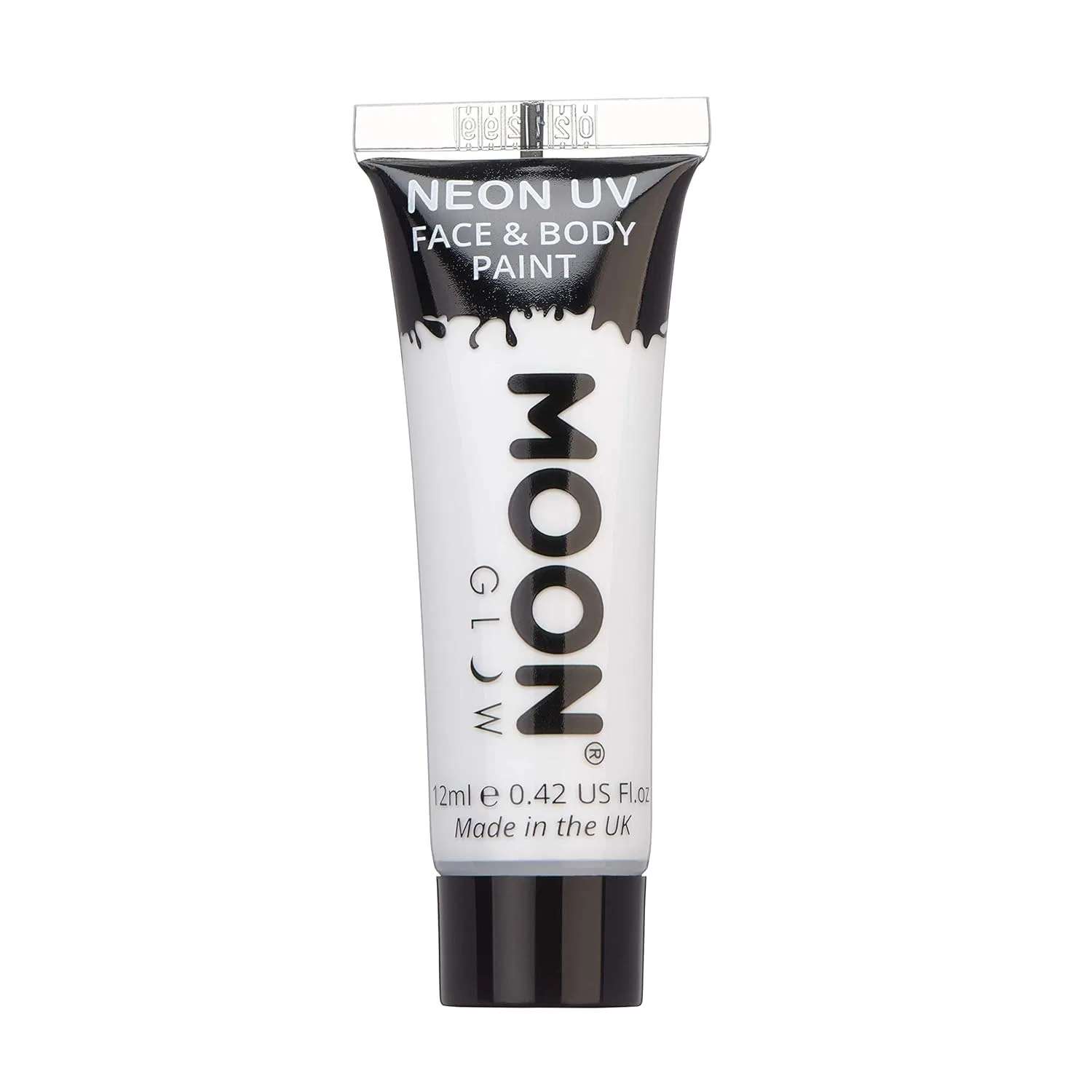 Неоновая УФ-краска для лица и тела Moon Glow, белая, 12 мл Moon Glow, White
