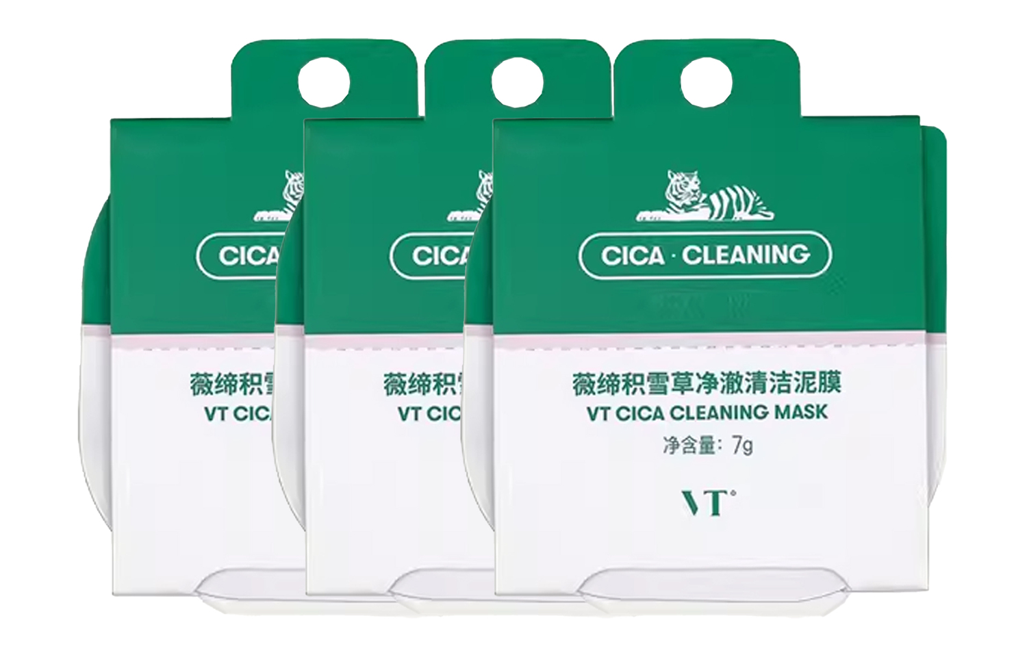 

Образец маски с глиной Centella Asiatica для очищения и контроля жирности 7г/7г*3/7г*6 VT