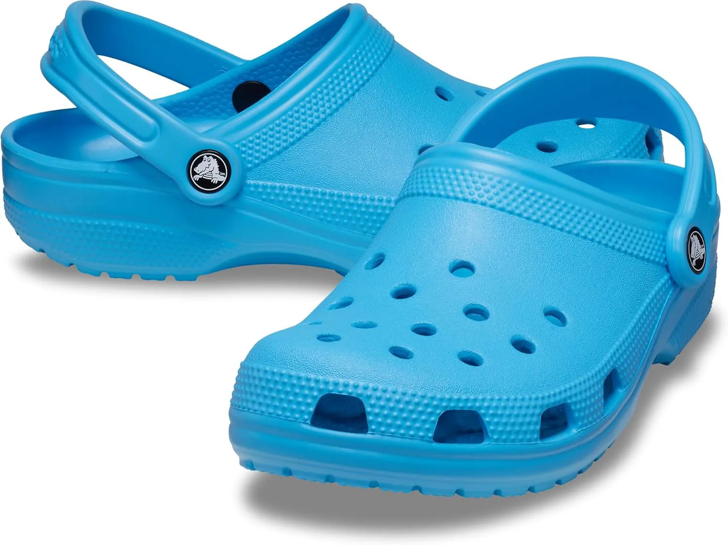 Кроксы для мальчиков с классическим графическим принтом монстра Crocs, синий — фото 2