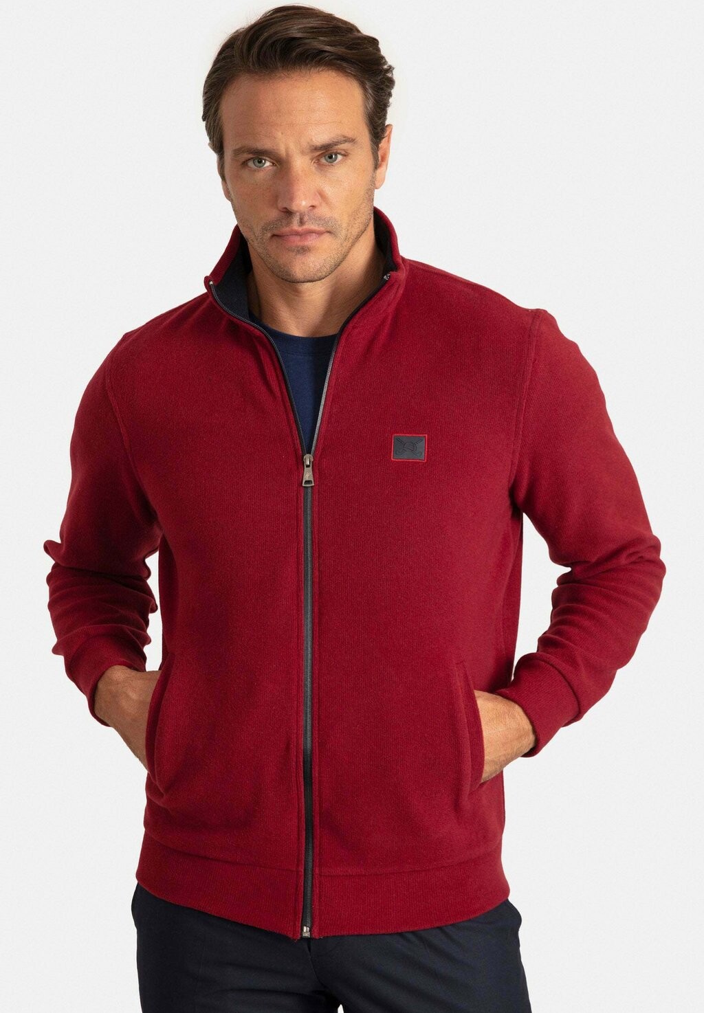 

толстовка на молнии 2 Pocket Soft Touch Full Jacey Quinn, цвет bordeaux