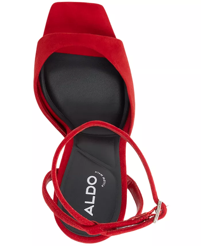 Женские босоножки Valentyna на квадратном каблуке Aldo, красный — фото 4