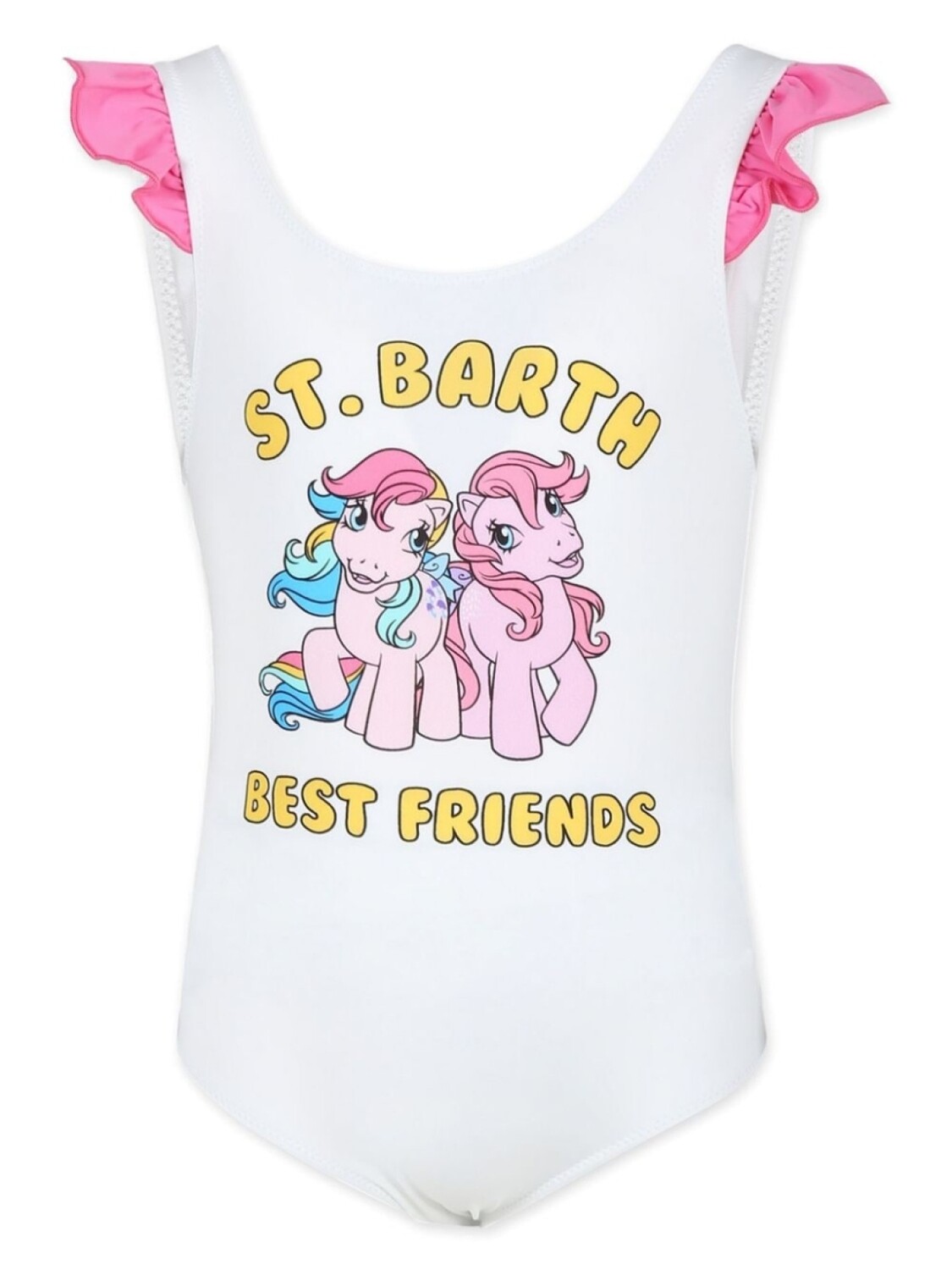 

MC2 Saint Barth Kids x My Little Pony купальник с логотипом и принтом, белый