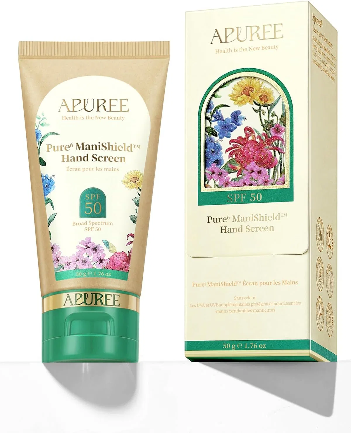 Солнцезащитный крем для рук ManiShield SPF50, APUREE, 1 шт