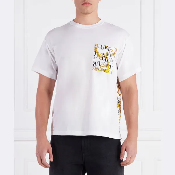 

Футболка стандартного кроя Versace, белый