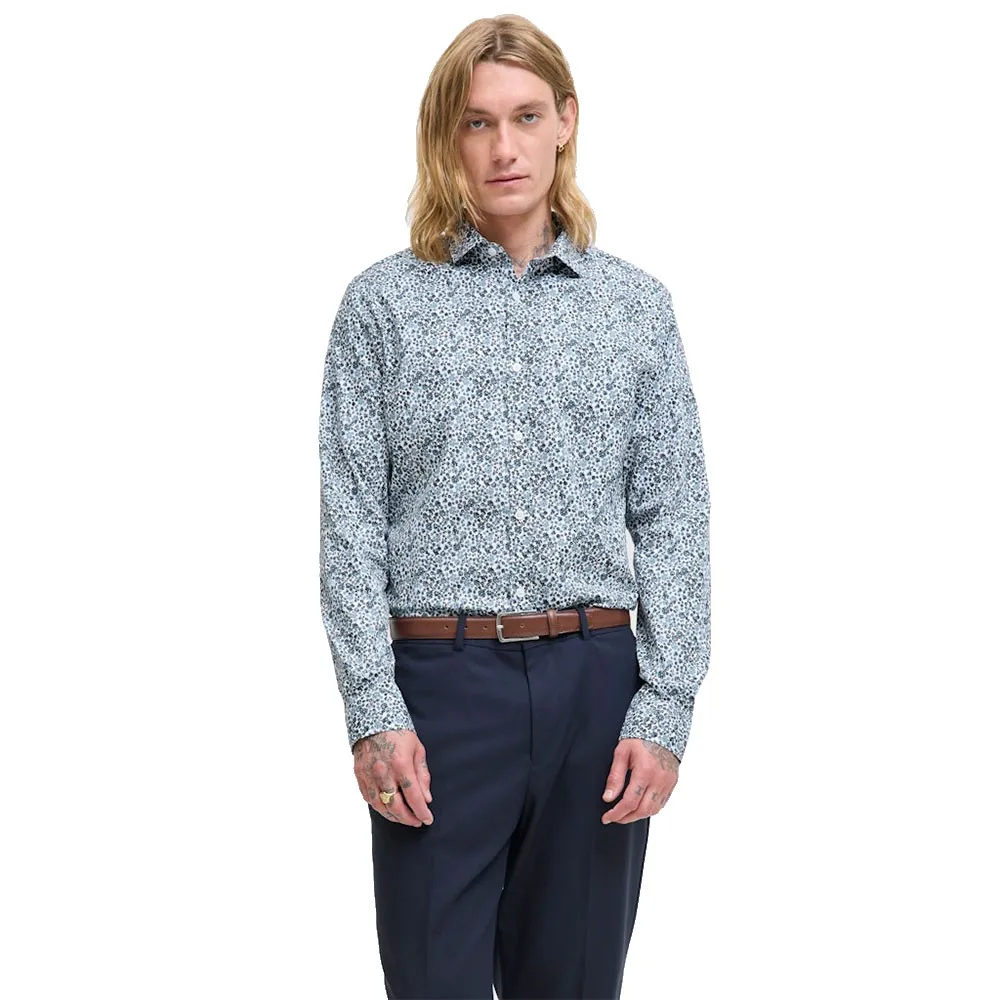 

Рубашка с длинным рукавом Jack & Jones Ckpool Stretch Fit, серый