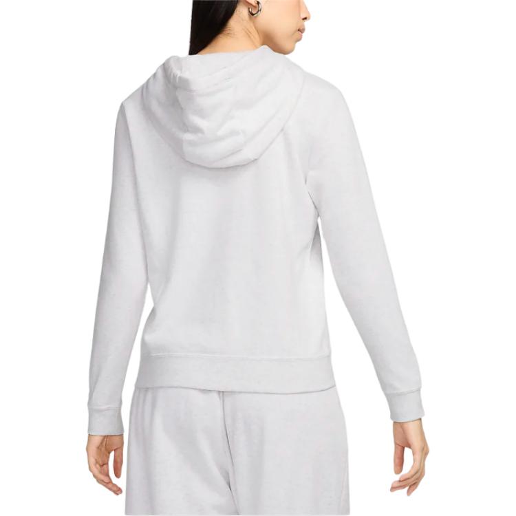 Спортивный свитшот Club Fleece женский Birch Heather Nike, Birch Heather — фото 4