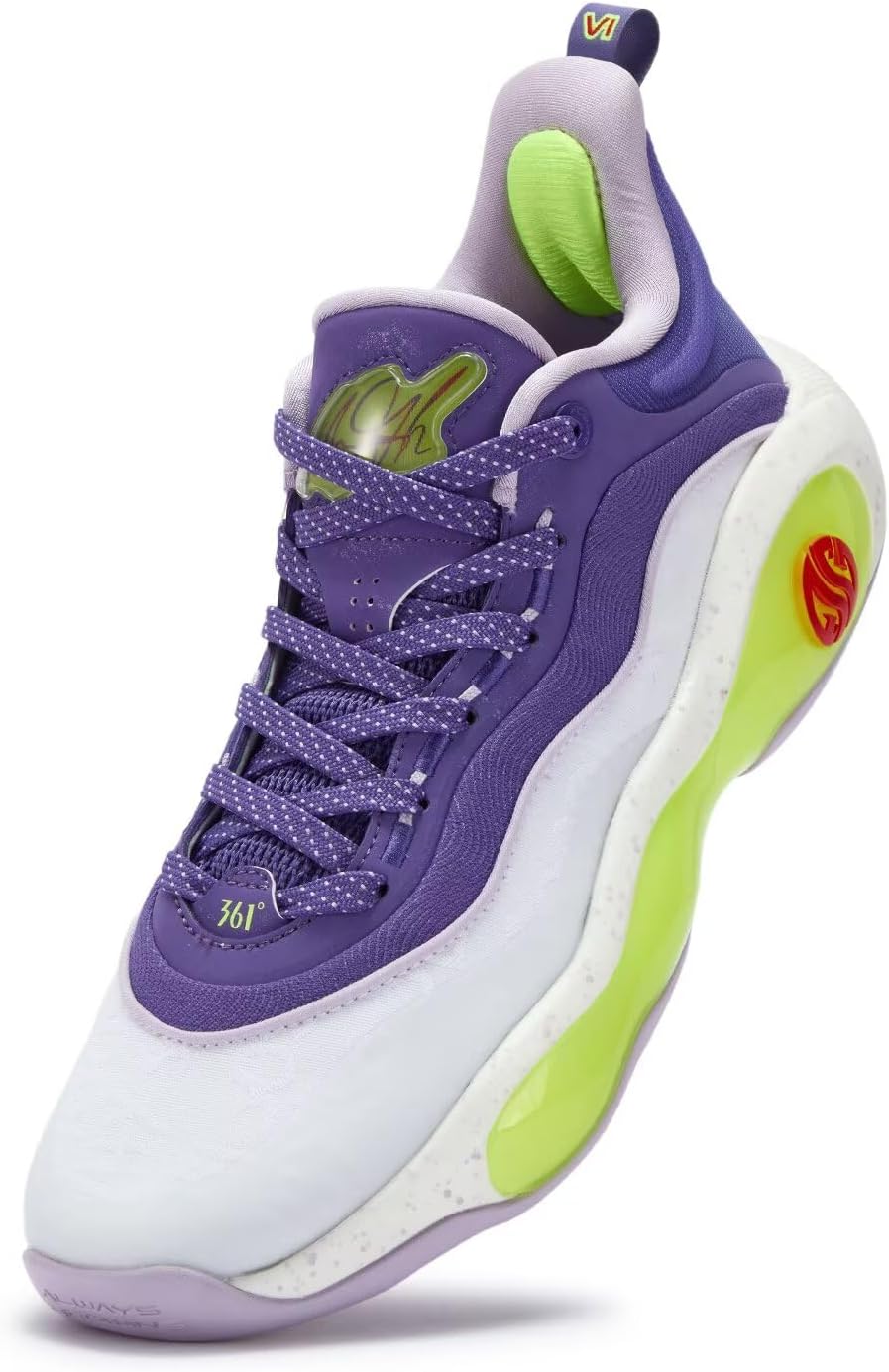 

Мужские баскетбольные кроссовки 361 AG6, дышащие кроссовки с амортизацией, противоскользящие, для тренировок, студенческий спортивный обувь для подростков и взрослых, баскетбольные кроссовки Aaron Gordon 361°, 572611102-3 Ghostlight