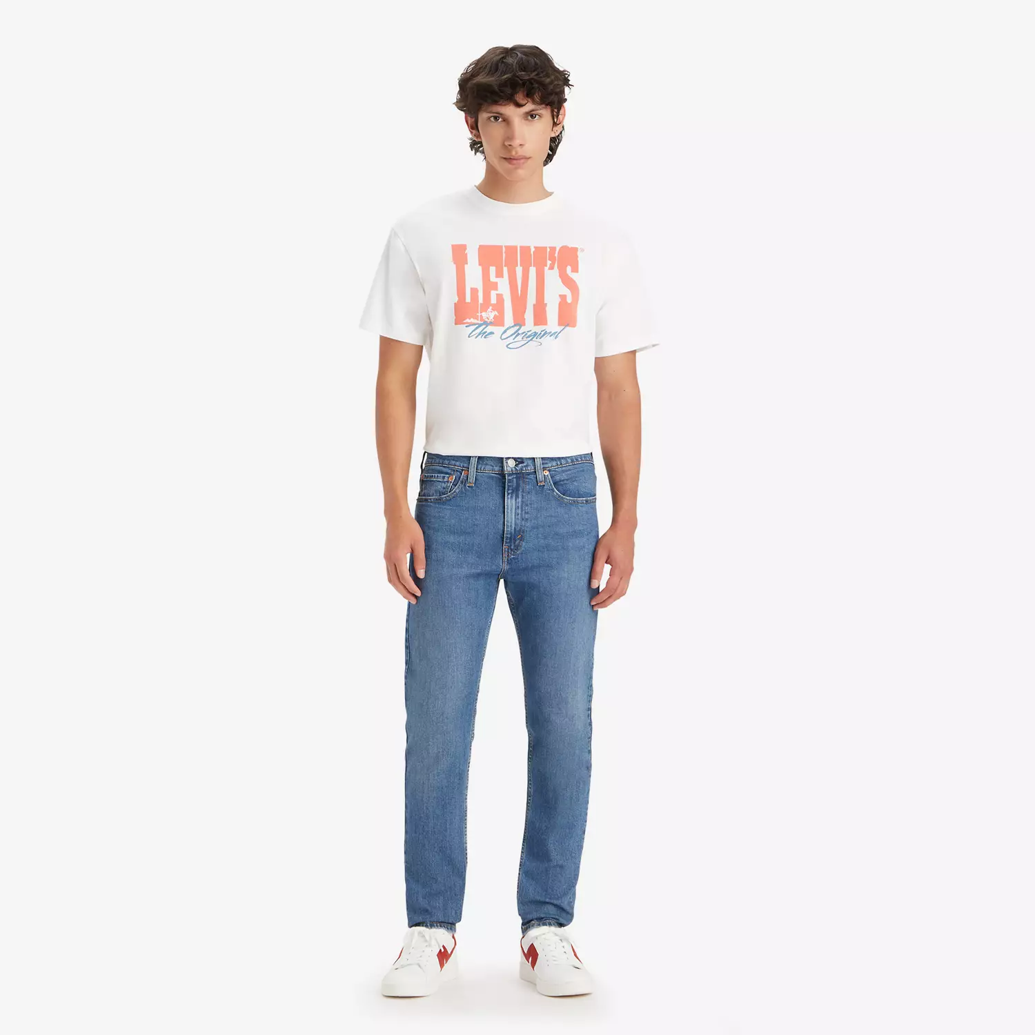 

Мужские джинсы скинни 510 Levi's, цвет Frozen In Time - Medium Wash - Stretch