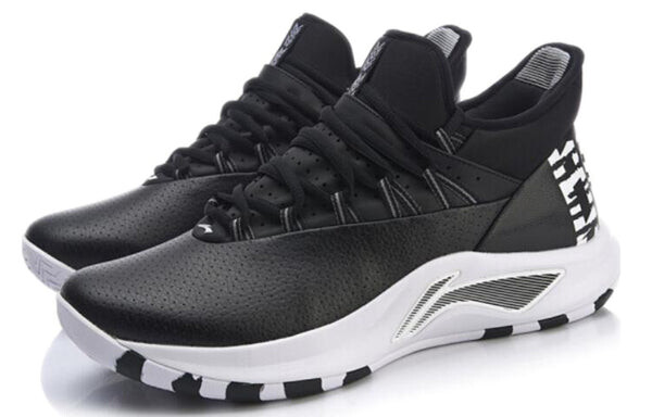 Кроссовки 5 амортизирующие баскетбольные профессиональные кроссовки Li-Ning, черный — фото 3
