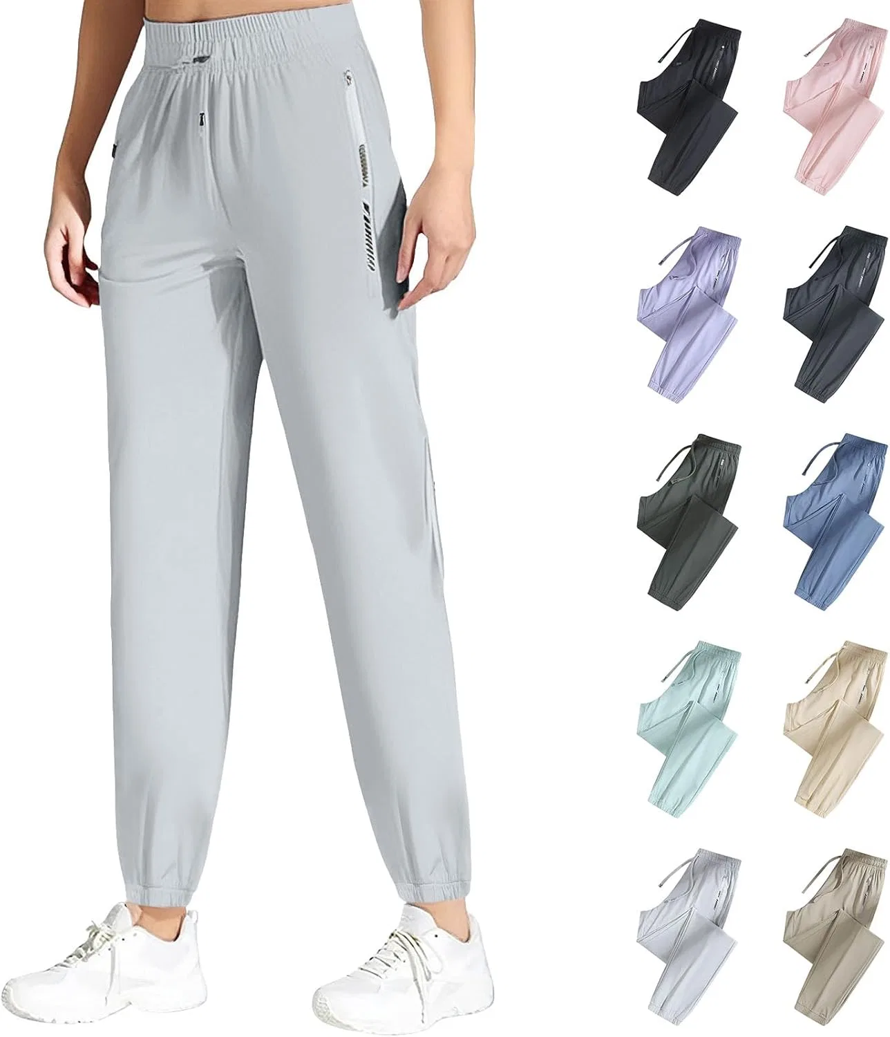 Generic Брюки Senistyle для женщин старше 50 лет | Женские ультраэластичные, дышащие, удобные брюки | Эластичные спортивные брюки для женщин, Z02-Grey