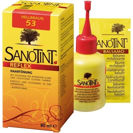 

Краска для волос Sanotint Reflex №53 Светло-коричневый 80мл