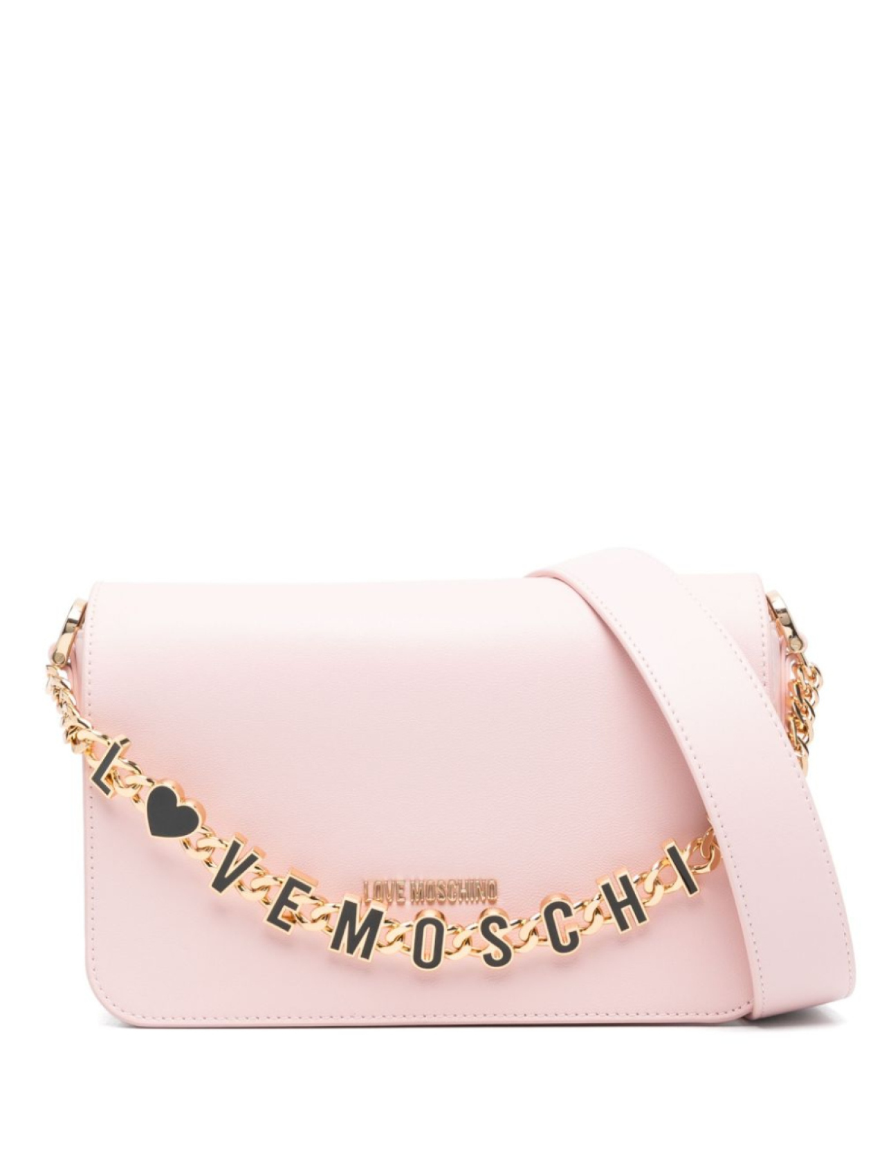 

Love Moschino сумка через плечо с логотипом, розовый