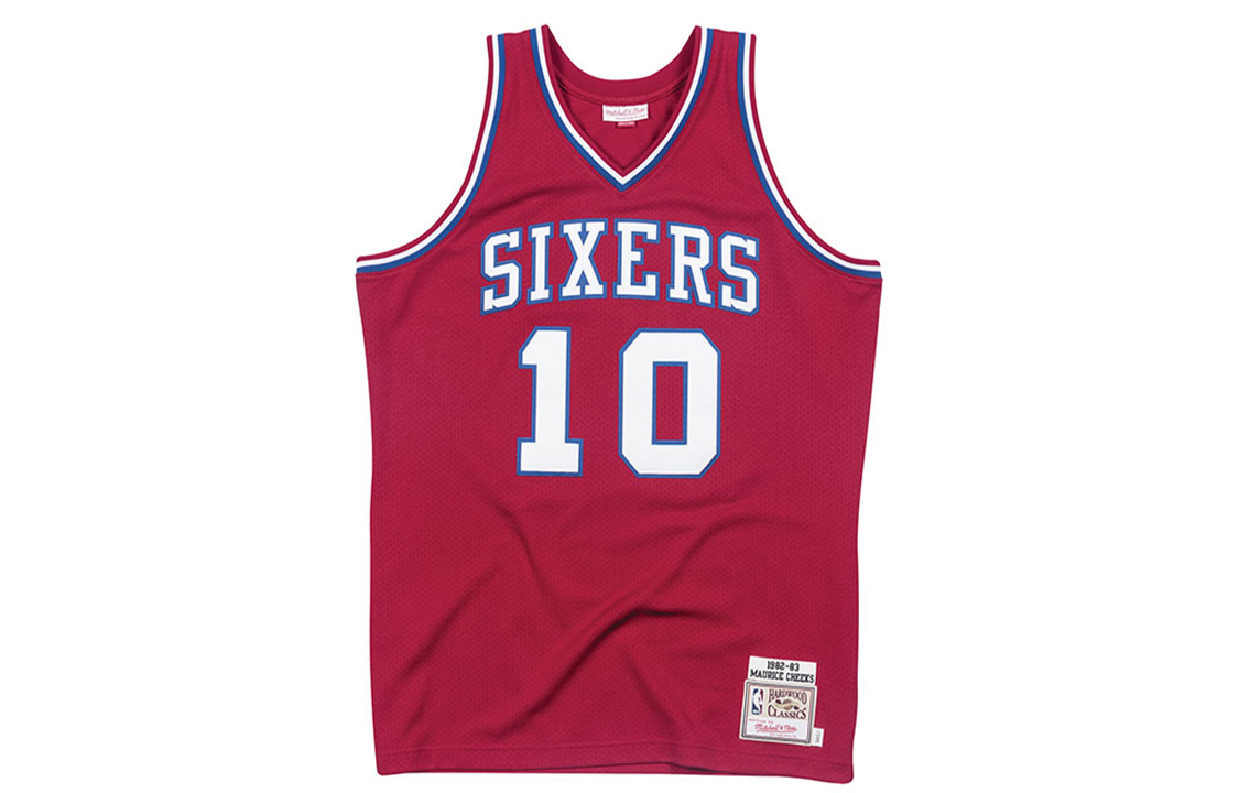 

Mitchell Ness Баскетбольная майка Mitchell & Ness мужская красная