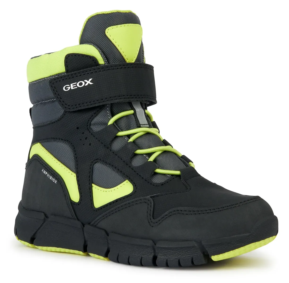 

Зимние ботинки Geox "J FLEXYPER BOY B ABX" с элементами TEX, цвет Schwarz-Limette