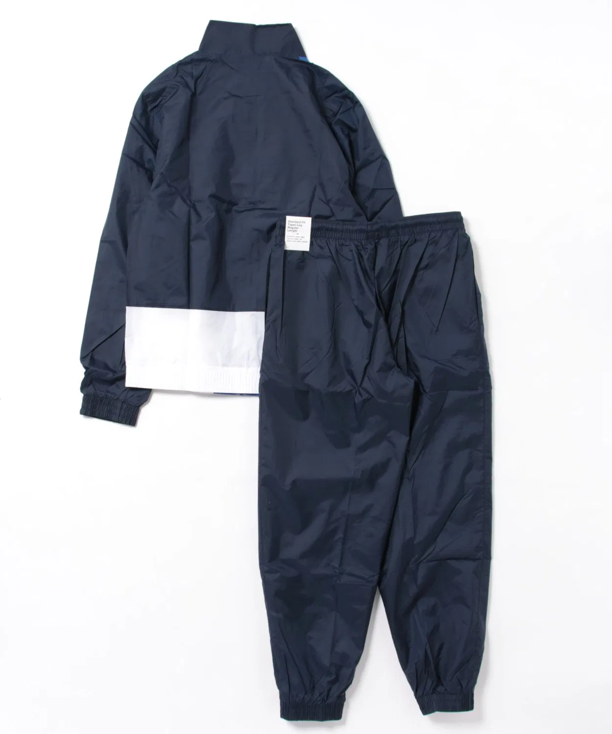 Костюм спортивный Nike Club Woven из нейлона, чёрно-серый — фото 2