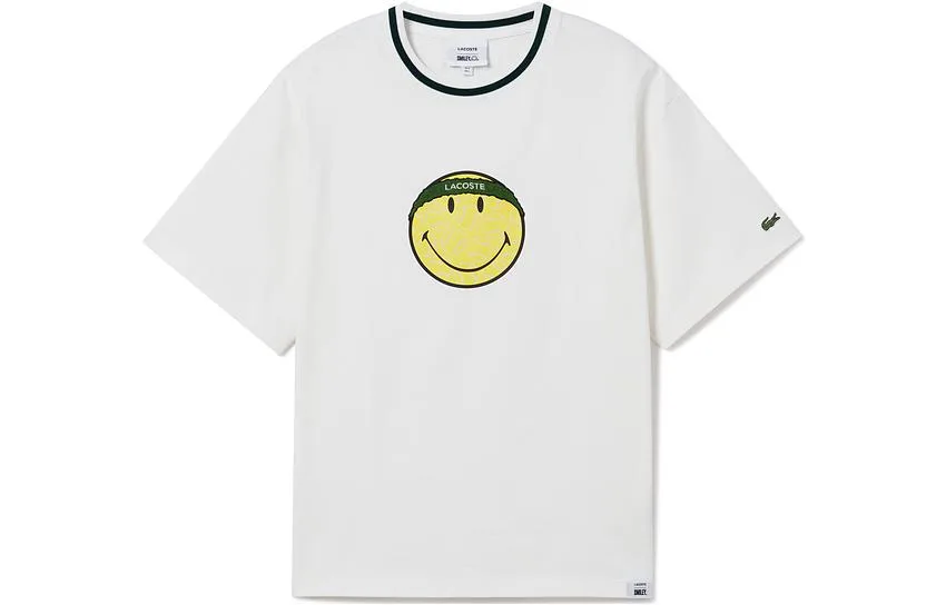 LACOSTE Футболка SMILEY FW23 мужская ecru