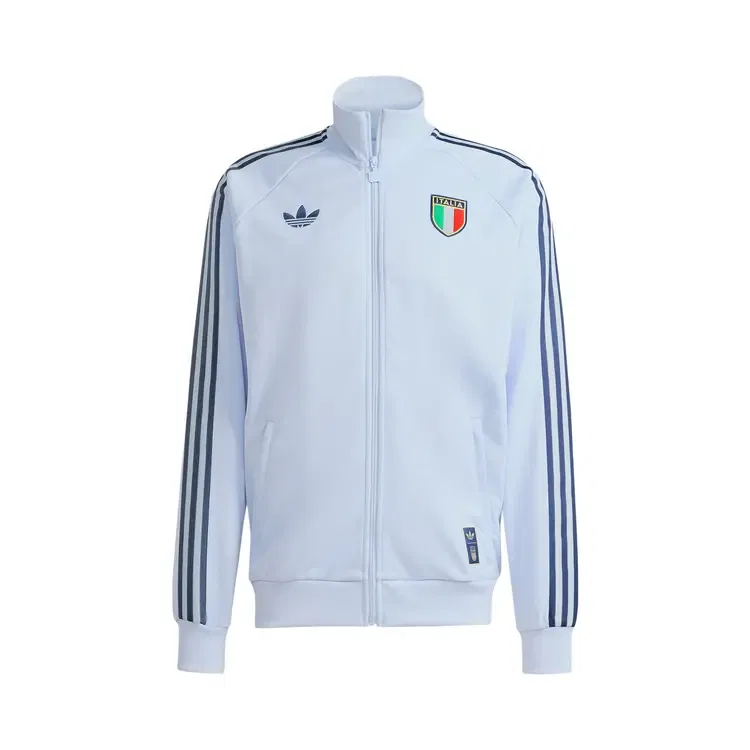 Спортивная куртка-олимпийка Adidas Italy Originals, синий