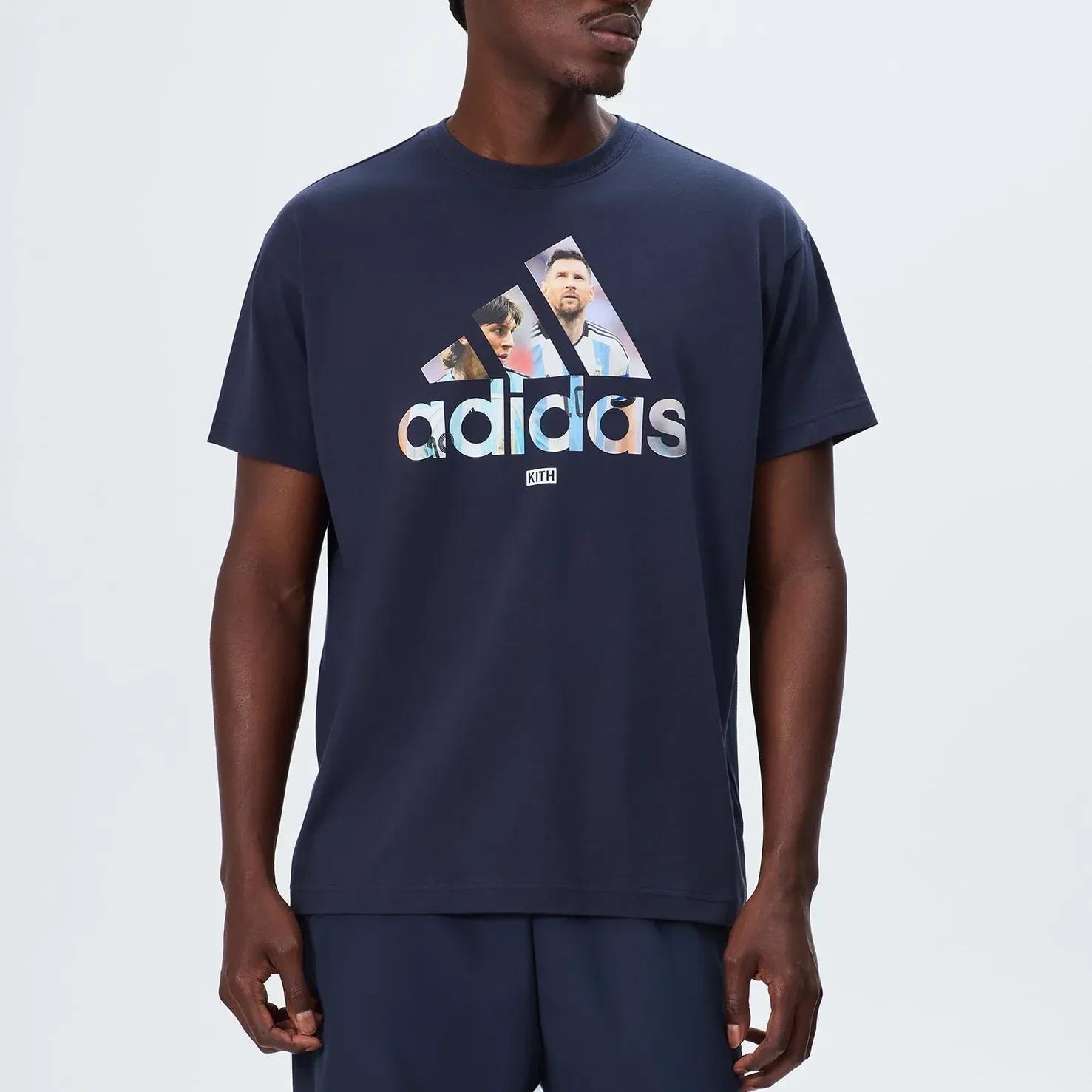 Футболка Adidas Originals x KITH x Messi черная — фото 4