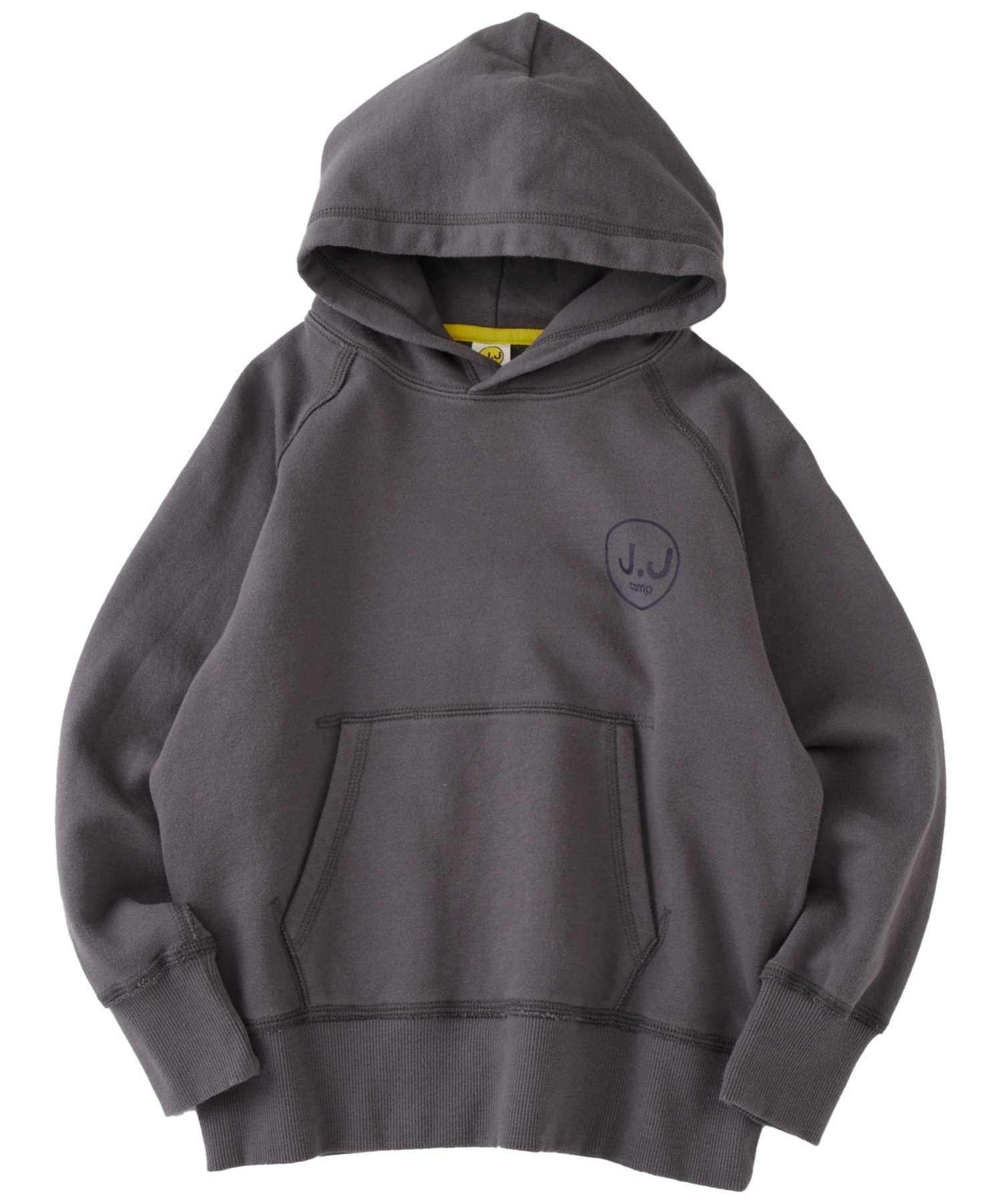 Детская толстовка с капюшоном JJ CAMP/(K) из 100% хлопка с крупным силуэтом. Robe, KESHIZUMI