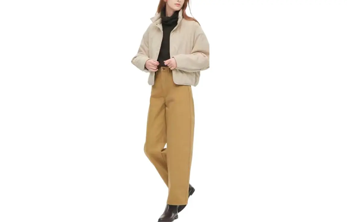 

Джинсы женские Uniqlo, горчичный, Желтый, Джинсы женские Uniqlo, горчичный