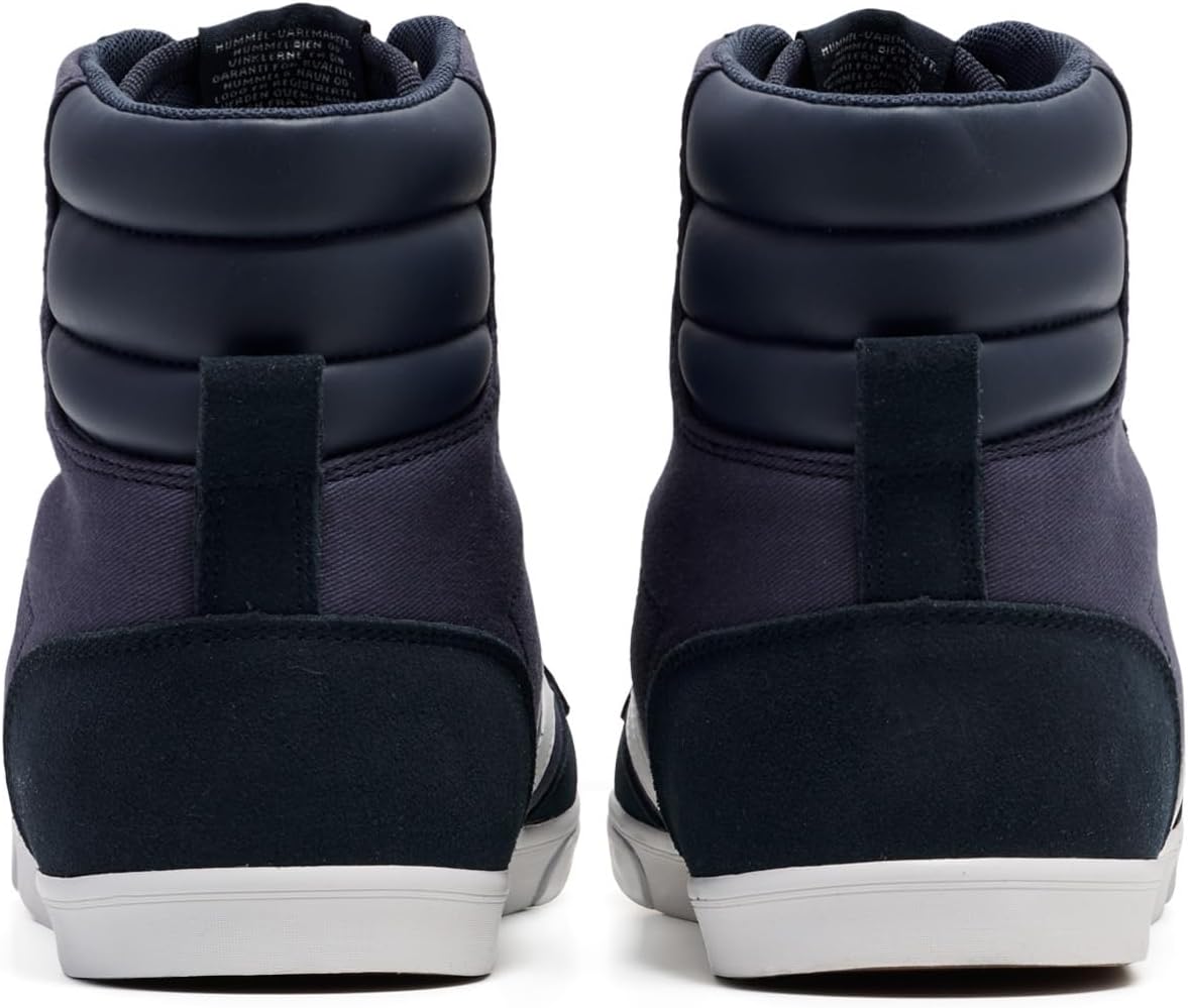 Мужские высокие кроссовки Hummel, белый/синий — фото 4