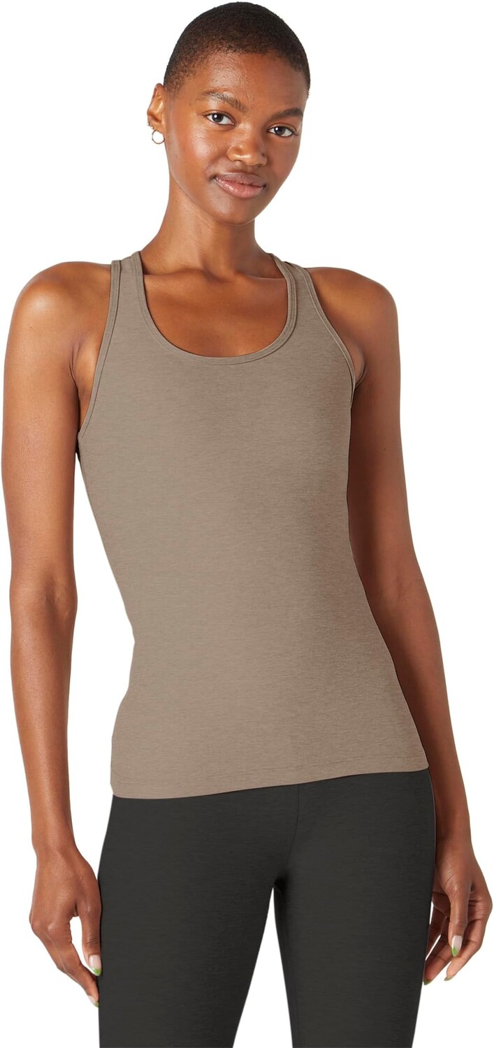 

Майка Spacedye Step Up Racerback Beyond Yoga, цвет Birch Heather
