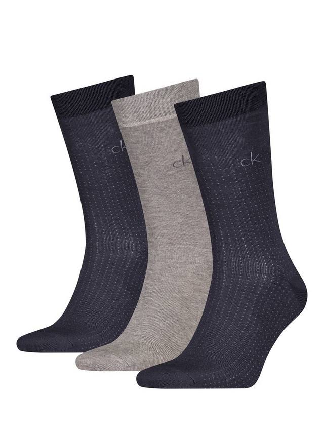 

Носки из хлопковой смеси Calvin Klein, Pack of 3, Grey/Black