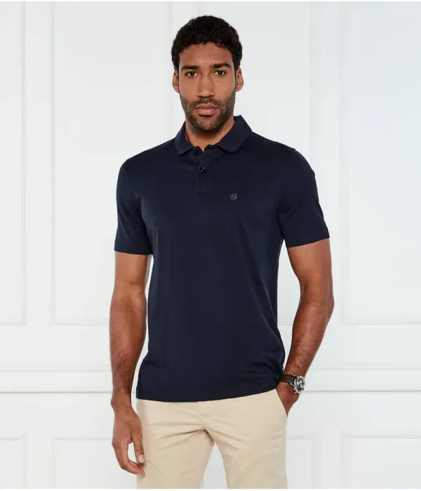 Поло C-Parlay 222 regular fit Boss, темно-синий