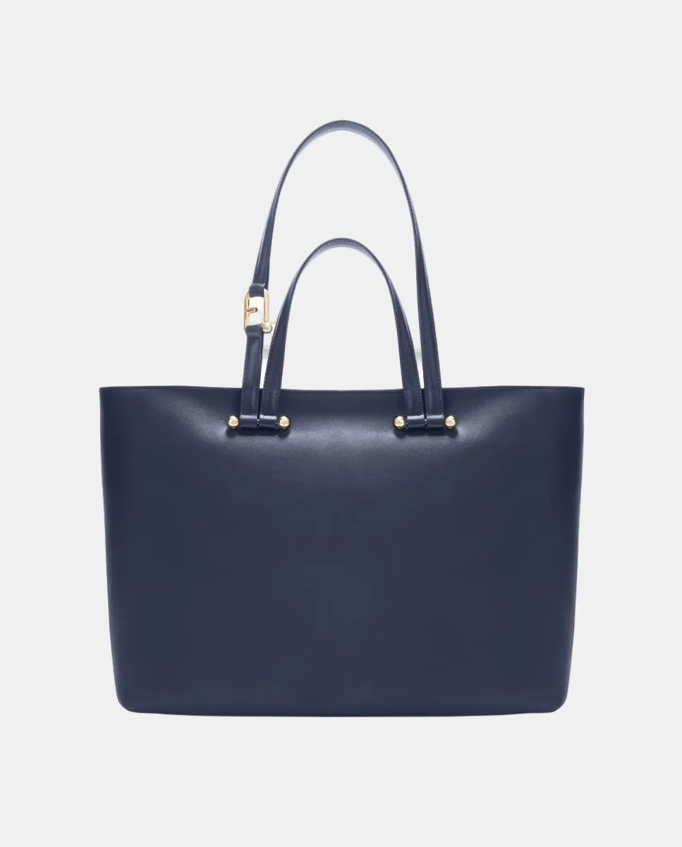 

Сумка через плечо из кожи с системой быстрого закрытия Furla, синий