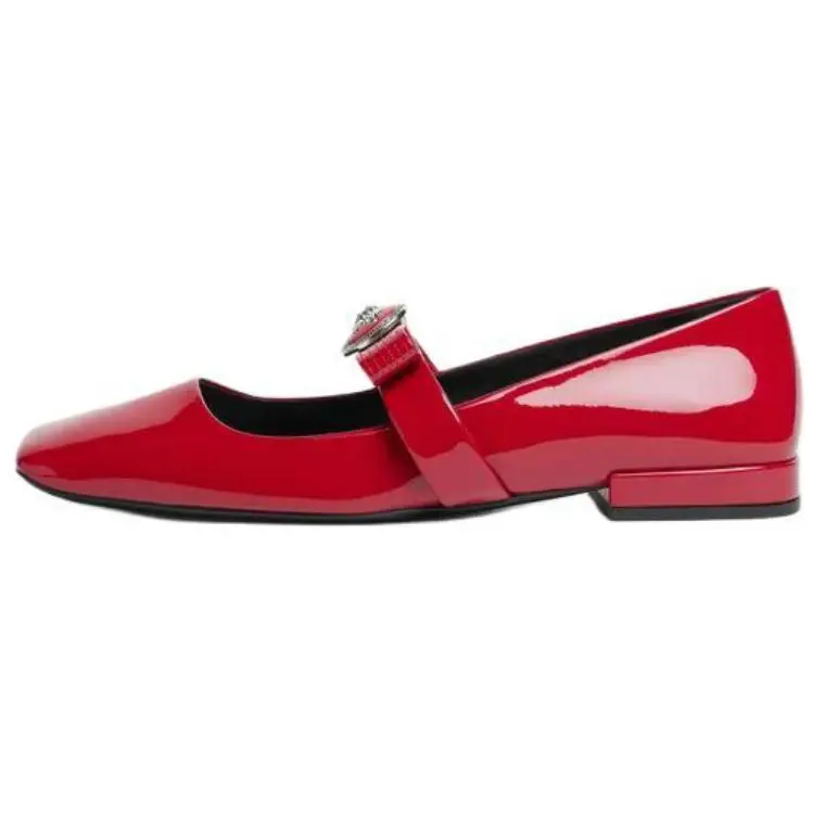 VERSACE Повседневные туфли Gianni Ribbon, женские, красные
