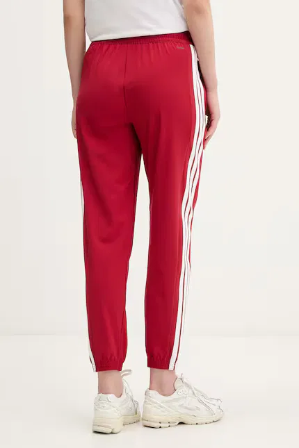 Спортивные штаны из эластичного материала Adidas Performance, красный — фото 3
