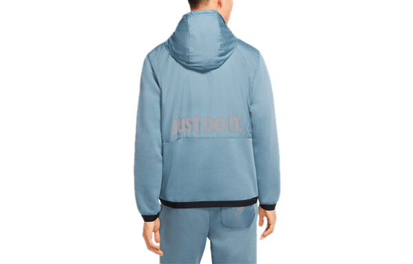 Толстовка Nike Sportswear Just Do It + Alphabet Fleece Blue, синий — фото 2