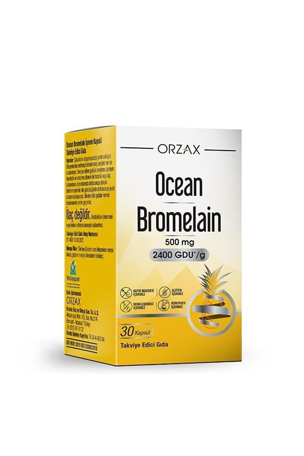 

Ocean Bromelain 30 капсул ORZAX