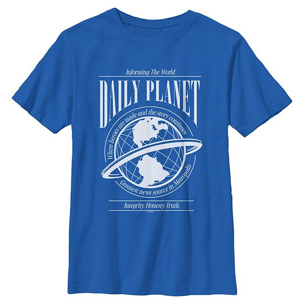 

Футболка с принтом Superman Daily Planet для мальчиков 8-20 Licensed Character