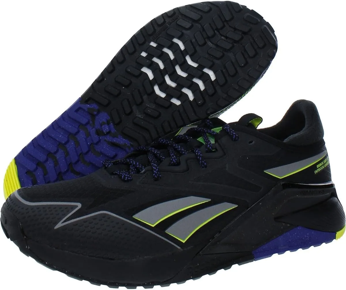 Кроссовки Reebok Unisex Nano X2 Tr Adventure Trainers, черный/желтый/фиолетовый — фото 2