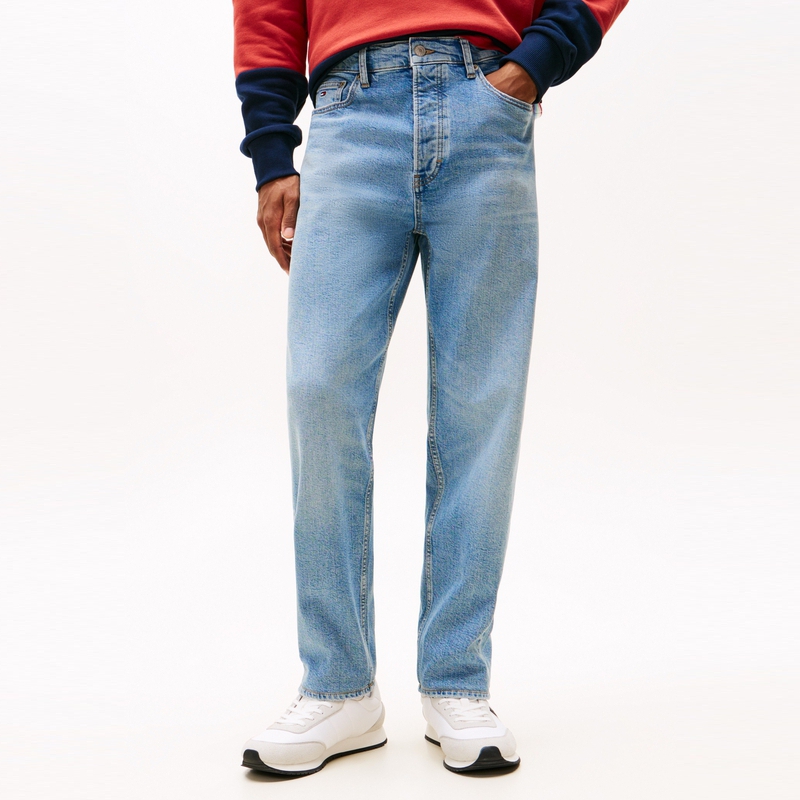 Tommy Hilfiger Джинсы мужские Denim Blue 1AB Moderate Tapered — фото 4