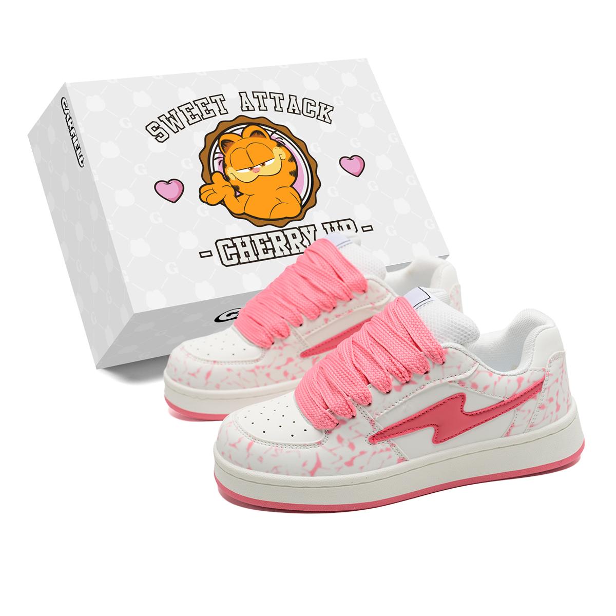 

JIAFEIMAOJIAZU Низкие скейтерские кроссовки унисекс - розовый цвет сакуры, цвет Cherry Blossom Pink