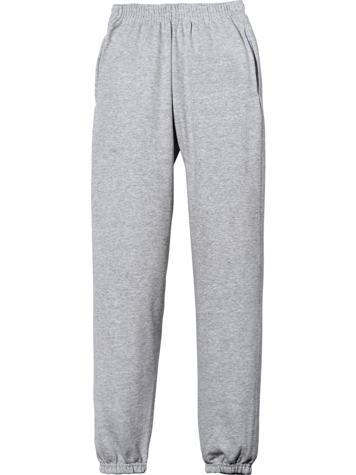 

Спортивные брюки унисекс, длинные, с манжетами, серого цвета Fruit of the Loom