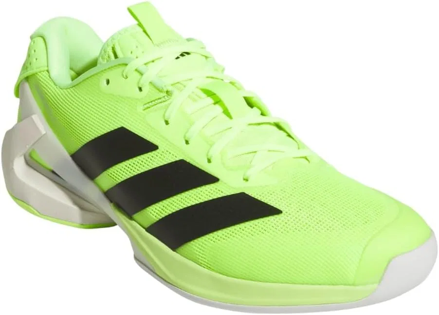 Кроссовки для тенниса Adizero Ubersonic 5, adidas, Lucid Lemon/Black/White — фото 2