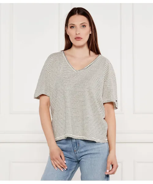 

Футболка Loose fit Tommy Hilfiger, бежевый