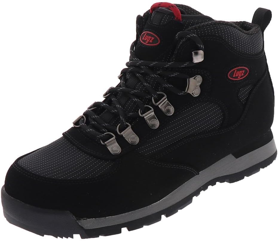 

Мужские ботинки Lugz Sidewinder Chukka, черный/красный/угольный