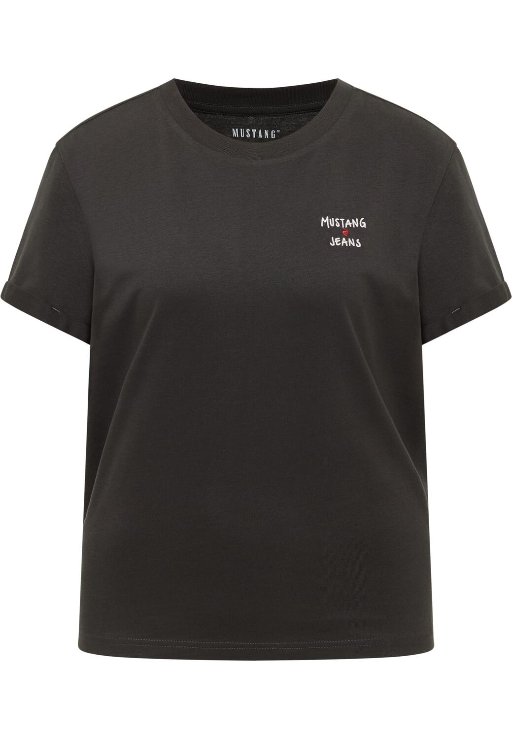 

MUSTANG Футболка 'Style Monroe' в черном цвете