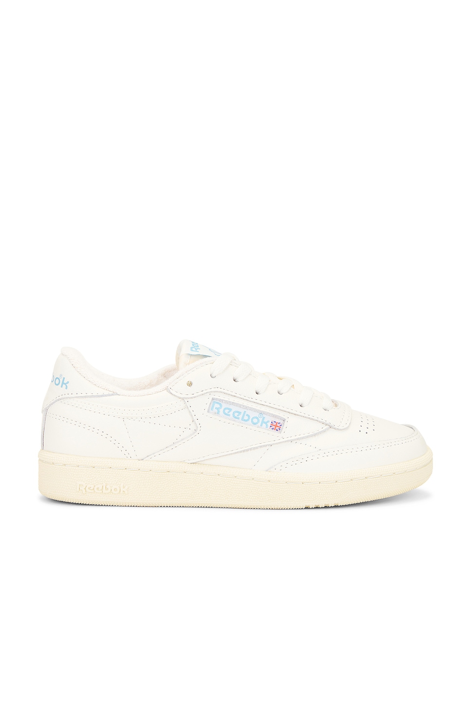 Винтажные кроссовки Club C 85 Reebok, цвет Chalk, Alabaster, & Essblu