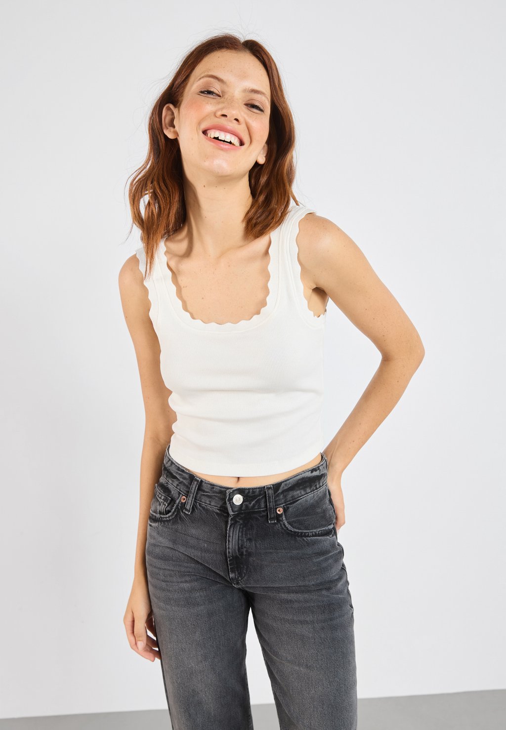 

Топ Even&Odd by Zalando, кремовый