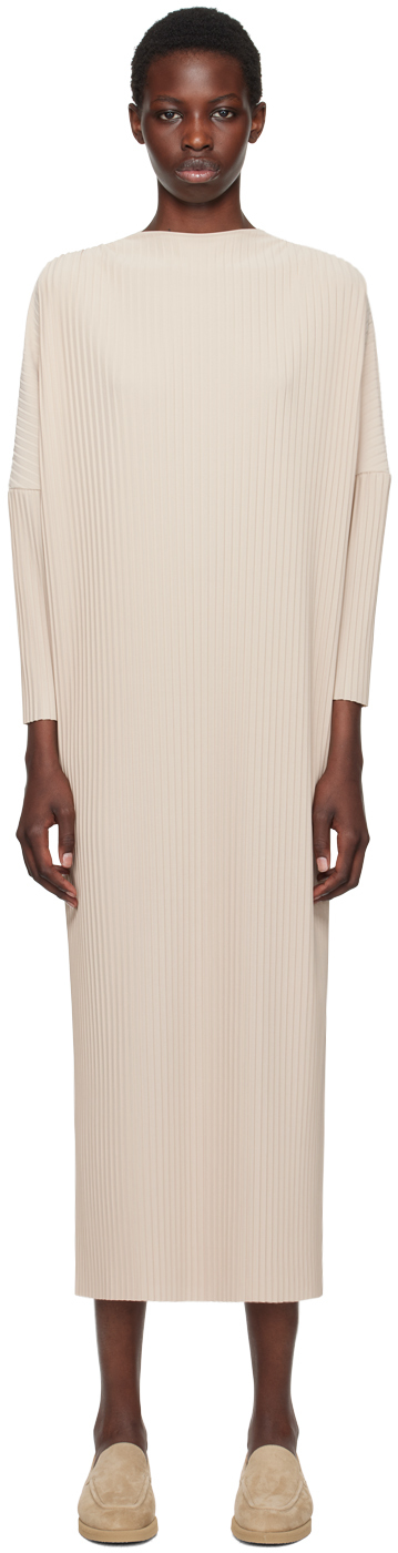 

Бежевое платье-макси Faraone Max Mara Leisure