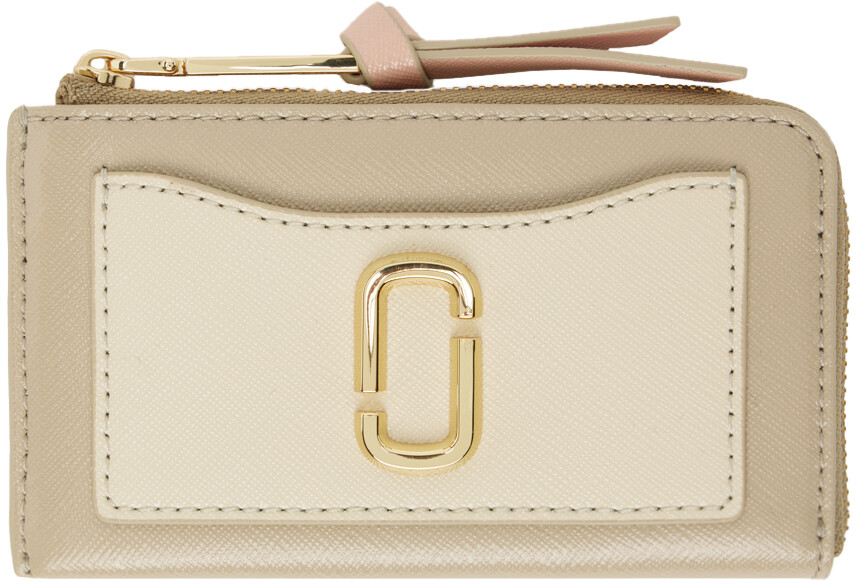 

Бежевый мульти-кошелек на молнии The J Top Marc Jacobs