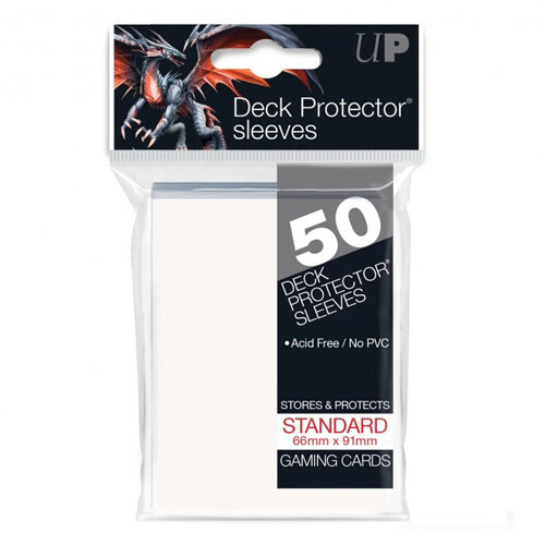 

Чехол для карточек Standard Deck Protectors (50Ct) – White Ultra Pro