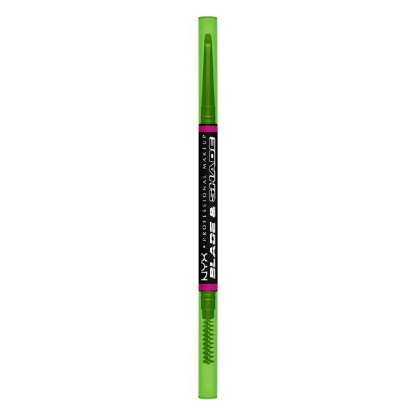 

Nano-Precise, двусторонний карандаш для бровей 12 черный, 13,6 г Nyx Professional Makeup Blade & shade, цвет 12 black