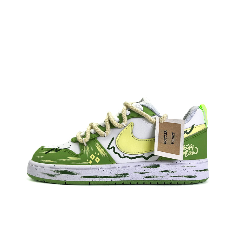 

Детские скейтерские кроссовки Court Borough для младших школьников Nike, зеленый