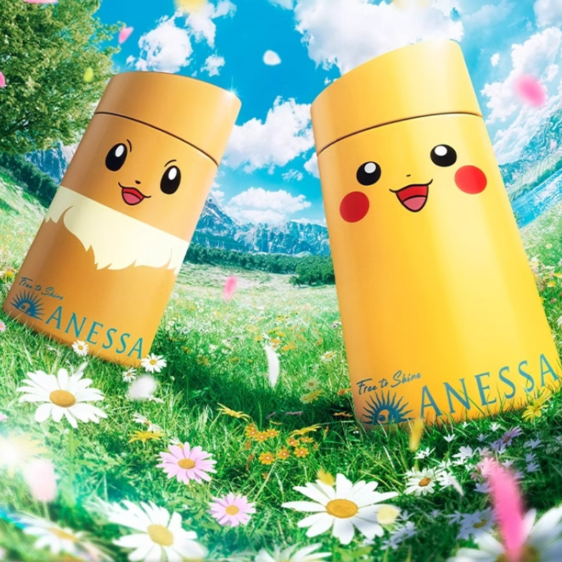Anresha лосьон для загара pokémon защита от ультрафиолета освежающий spf50+/pa++++ 60мл+60мл ANESSA — фото 3